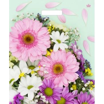 Мешок ПВД (выр.руч) 450*380 (60мкр) Нежные герберы